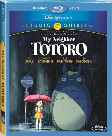 My Neighbor Totoro Blu-ray + DVD combo pack cover art