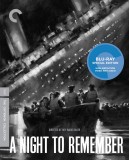 A Night to Remember: The Criterion Collection Blu-ray cover art -- click to buy from Amazon.com