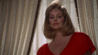Priscilla Presley plays femme fatale Jane Spencer, whose allegiances are cause for concern.