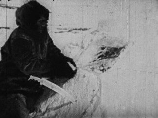 The igloo-building sequence from "Nanook" becomes the 1928 educational short "Houses of the Arctic and Tropics: Dwellings of the Far North."