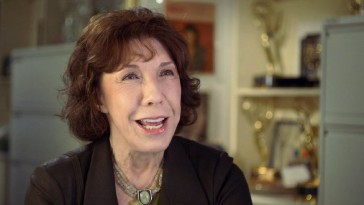 Speaking in front of her multiple Emmy awards, Lily Tomlin is among those reflecting on "The Making of 'Nashville.'"