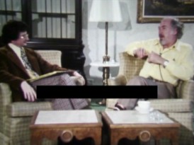 Don't let the black bar give you the wrong idea about this 1975 "Cinema Showcase" interview of Robert Altman.