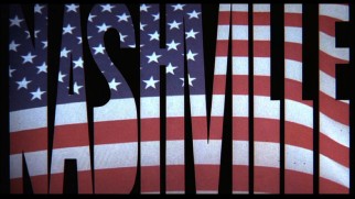 Nashville's theatrical trailer displays the title patriotically.