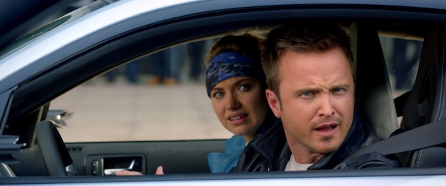 "Need for Speed" stars Aaron Paul as Tobey Marshall, a New York mechanic and racer who violates his parole to settle a score and prove his innocence.