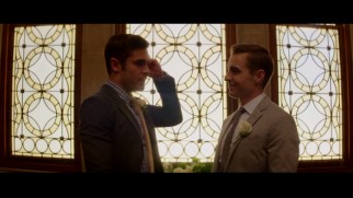Teddy (Zac Efron) and Pete (Dave Franco) try out some female alternatives to "bros before hoes" in this alternate version of the film's closing scene.