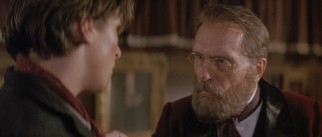 Powerful publisher Joseph Pulitzer (Robert Duvall) holds his ground in the face of newsie revolt.
