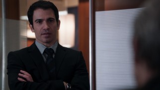 CEO's son Reese Lansing (a recurring Chris Messina) informs Will of his program's ratings.