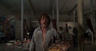Jealousy and liquor fuel Lionel Dobie's (Nick Nolte) passionate abstract art in "Life Lessons."