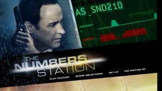 John Cusack doesn't know how he feels about those audio quality and distortion levels on The Numbers Station's Blu-ray menu.