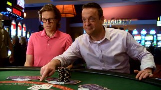 In the Atlantic City-set season finale, Marty (Lenny Venito) bets big on Larry Bird's (Simon Templeman) ability to see through cards. What could go wrong?