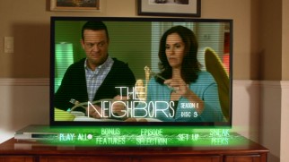 Marty and Debbie are unsure about the meal they're served by the aliens on the DVD's scrambly televised main montage.
