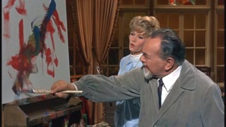 Crime kingpin Leo Smooth gets private art lessons from Sally Inwood.