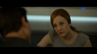 Vika (Andrea Riseborough), Jack's partner in more ways than one, treats his wounds in this deleted scene.