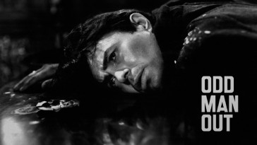 James Mason lies motionless on Criterion's Odd Man Out Blu-ray menu.