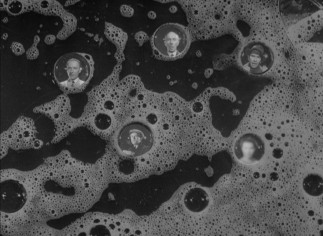 The dying Johnny sees people in bubbles, one of a few instances where Carol Reed applies some visual flair to "Odd Man Out."