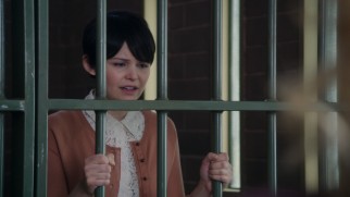 Baffling murder charges put wholesome schoolteacher Mary Margaret Blanchard (Ginnifer Goodwin) behind bars in "Heart of Darkness."