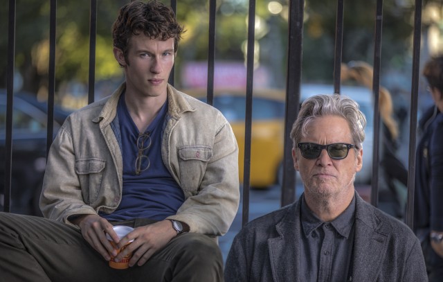 In "The Only Living Boy in New York", a confused young man (Callum Turner) befriends a wise and mysterious neighbor (Jeff Bridges).