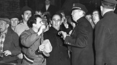 An archival photo complements James T. Fisher's history of the waterfront.