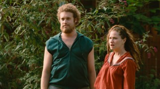 While dreadlocked ex Janet (Kathryn Hahn) is adamant about not giving Willie Nelson back to Ned, her new boyfriend Billy (T.J. Miller) is more sympathetic.