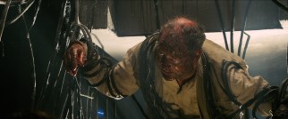 Missing scientist Francis Hunt (Julian Wadham) finds himself tangled up in Nazi machine cords.