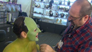 Mila Kunis undergoes a dramatic metamorphosis at the hands of make-up effects artist Howard Berger.