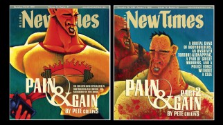 The cover illustrations for Pete Collins' 1999 reports on the true case are seen in "Still a True Story."