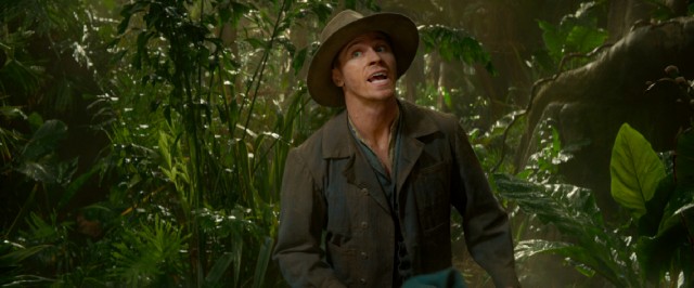 By channeling Harrison Ford, Garrett Hedlund as the heroic James Hook shows us he's ready to play Indiana Jones... in Disney World's Stunt Spectacular.