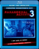 Paranormal Activity 3: Unrated Director's Cut Blu-ray + DVD + Digital Copy combo pack cover art - click to buy from Amazon.com