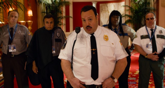 Paul Blart (Kevin James) is backed up by a ragtag team of eccentric security officers.