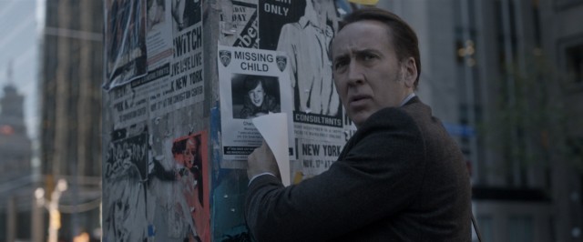Mike Lawford (Nicolas Cage) has his missing child poster time interrupted by a strange sight in "Pay the Ghost."