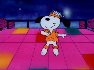 Things lighten up with "It's Flashbeagle, Charlie Brown", a post-"Flashdance" special that turns Snoopy into a disco dance legend.