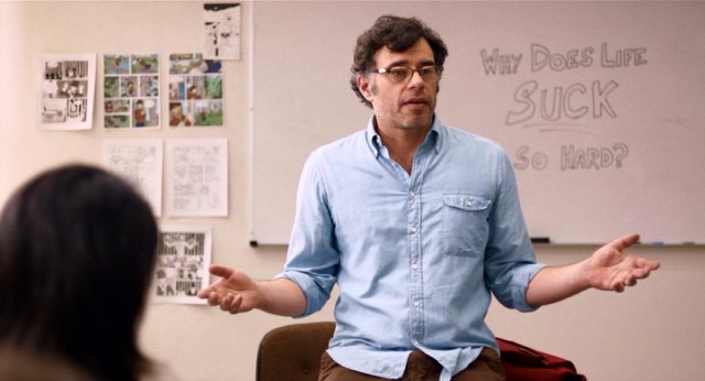 "People Places Things" stars Jemaine Clement as a comic book author and professor.