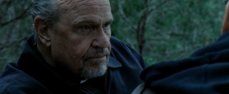 Fred Dalton Thompson plays Father Charles Luther, a Catholic priest John just calls "Dad."