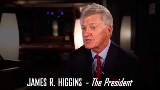 James R. Higgins, who plays a Clintonesque American President, has some thoughts about "Persecuted" in the DVD's untitled making-of featurette.