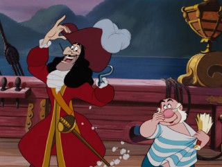 Captain Hook and Smee are the film's chief pirate villains.