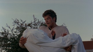 A bloodied Louis Creed (Dale Midkiff) sets out to find whether this is one of those times that dead isn't better.
