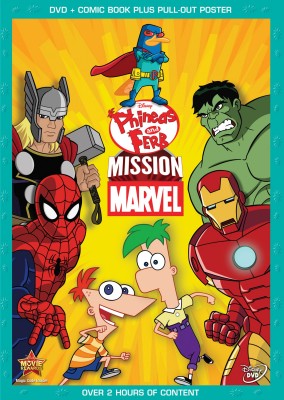 Phineas and Ferb: Mission Marvel DVD cover art -- click to buy from Amazon.com
