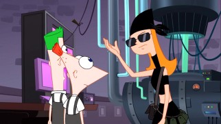 Phineas and Ferb's sister, Candace, is definitely channeling Judy Funnie in this alternative universe.