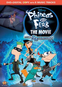 Phineas and Ferb: The Movie - Across the 2nd Dimension DVD cover art -- click to buy from Amazon.com