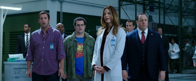 Lt. Colonel Violet Van Patten (Michelle Monaghan) shows these old gamers what the military has at their disposal.