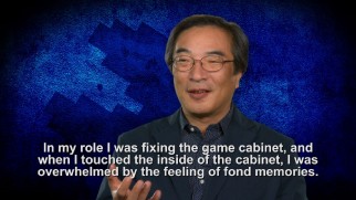 Pac-Man creator Toru Iwatani discusses his brief arcade cameo, but not the fact that another actor plays him for laughs in the film.