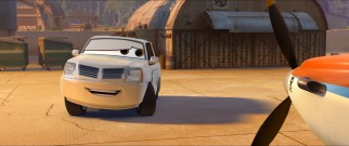 Cad, the owner of the Grand Fusel Lodge, invites Dusty to attend a lavish ceremony.