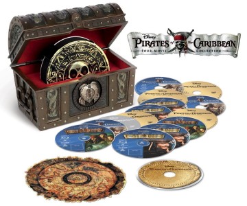 Pirates of the Caribbean: 15-disc Four-Movie Collection artwork