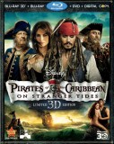 Pirates of the Caribbean: On Stranger Tides Blu-ray 3D + Blu-ray + DVD + Digital Copy 3-disc combo pack cover art