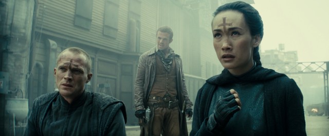 Three is not a crowd when the three are a priest (Paul Bettany), a young sheriff (Cam Gigandet), and a priestess (Maggie Q).