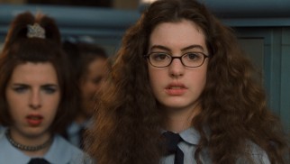 Frizzy-haired, bespectacled Mia Thermopolis (Anne Hathaway) hardly has that princess look.