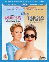 The Princess Diaries & The Princess Diaries 2: Royal Engagement - 2 Movie Collection Blu-ray + DVD combo cover art - click to buy from Amazon.com