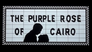 The Purple Rose of Cairo's theatrical trailer features the same marquee as its one-sheet.