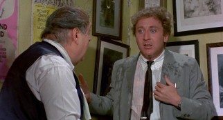 Accountant Leo Bloom (Gene Wilder) is in pain, he's wet, and he's still hysterical!