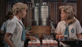 You'll be seeing double when Sharon McKendrick (Hayley Mills) and Susan Evers (Hayley Mills) meet at summer camp in Disney's original 1961 comedy "The Parent Trap."